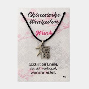 Anhänger Chinesische Weisheiten (große Karte) € 3,-/Stück VE=3/Set - Glück VE=3