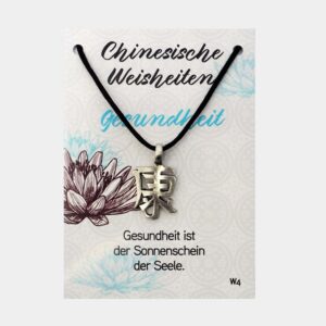 Anhänger Chinesische Weisheiten (große Karte) € 3,-/Stück VE=3/Set - Gesundheit VE=3