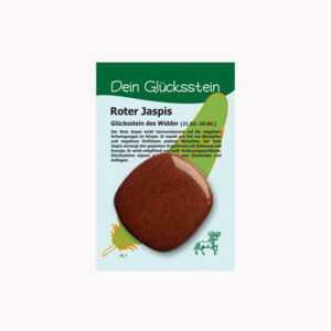 Kleine/Große GSK Sternzeichen - Dein Glücksstein (kleine Karte) € 2,20/Stück VE=3/Set - Roter Jaspis - Widder VE=3