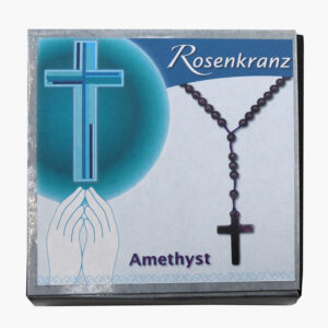 Edelstein Rosenkränze ab € 7,95/Stück VE=3 - Rosenkranz in GB Amethyst VE=3