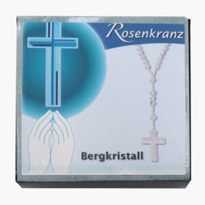 Edelstein Rosenkränze ab € 7,95/Stück VE=3 - Rosenkranz in GB Bergkristall VE=3