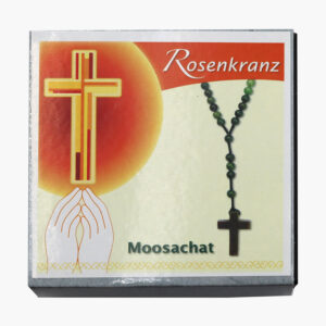 Edelstein Rosenkränze ab € 7,95/Stück VE=3 - Rosenkranz in GB Moosachat VE=3