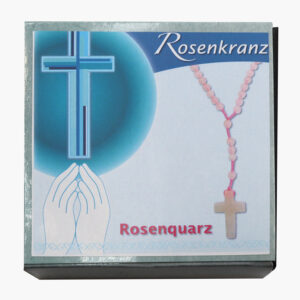 Edelstein Rosenkränze ab € 7,95/Stück VE=3 - Rosenkranz in GB Rosenquarz VE=3