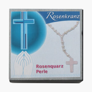 Edelstein Rosenkränze ab € 7,95/Stück VE=3 - Rosenkranz in GB Rosenquarz Perle VE=3