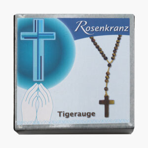 Edelstein Rosenkränze ab € 7,95/Stück VE=3 - Rosenkranz in GB Tigerauge VE=3