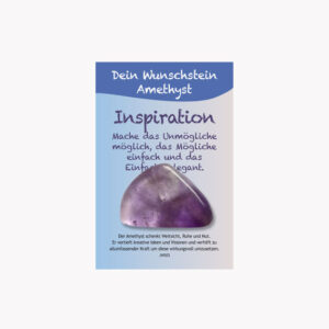 Kleine/Große GSK Dein Wunschstein (kleine Karte) € 2,20/Stück VE=3/Set - 44703 Inspiration Amethyst VE=3