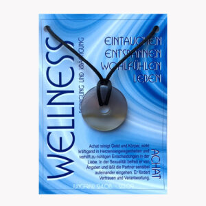 Anhänger Wellness Donut Bestseller (große Karte) € 3,70/Stück VE=3/Set - Achat - Jungfrau VE=3