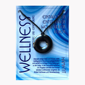 Anhänger Wellness Donut Bestseller (große Karte) € 3,70/Stück VE=3/Set - Hämatit - Skorpion VE=3