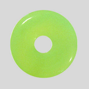 Anhänger Donut in verschiedenen Steinsorten ab € 2,50/Stück VE=3 - 51029 Donut Jade Serpentin 30mm