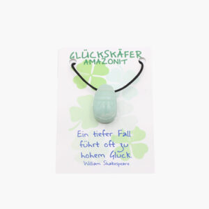 Kleine/Große GSK Glückskäfer (kleine Karte) € 3,-/Stück VE=3 oder Set - 44722-02 Glückskäfer Kleine Karte Amazonit VE=3