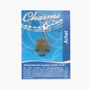 Kleine/Große GSK Charm Schutzengel und Herz (kleine Karte) € 2,75/Stück VE=3/Set - 479-01 Kleine Karte Charm Schutzengel Achat VE=3