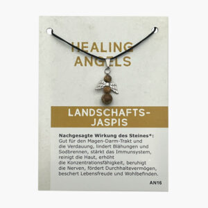 Anhänger Healing Angels Engel (große Karte) - 103-16 Healing Angels Landschaftsjaspis AN16