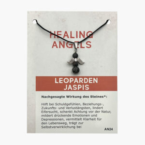 Anhänger Healing Angels Engel (große Karte) - 103-24 Healing Angels Leopardenjaspis AN24