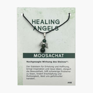 Anhänger Healing Angels Engel (große Karte) - 103-08 Healing Angels Moosachat AN8