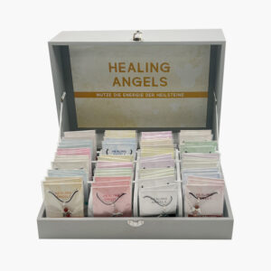 Kleine/Große GSK Anhänger Healing Angels mit Öse (kleine Karte) ab € 3,-/Stück VE=3/Set - Große Glückssteinkiste gefüllt 72 Stück