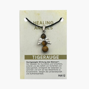 Kleine/Große GSK Anhänger Healing Angels mit Öse (kleine Karte) ab € 3,-/Stück VE=3/Set - Tigerauge VE=3