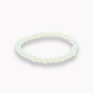 Edelstein Armband für Kinder zart Kugel 4 mm - 1710 Armband Kugel 4 mm Kinder Opalith