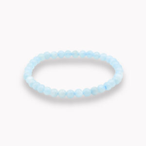 Edelstein Armband für Kinder zart Kugel 4 mm - 1721 Armband Kugel 4 mm Kinder Aquamarin